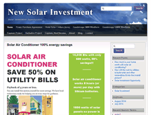 Tablet Screenshot of newsolarinvestment.com